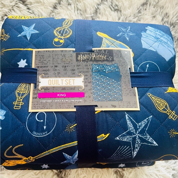 Primark Bedding Copy Harry Potter Hogwarts Three Piece Quilt Set